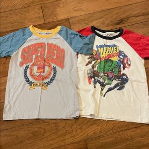Marvel Comics Super Hero Graphic Tee - Red, Yellow, Blue